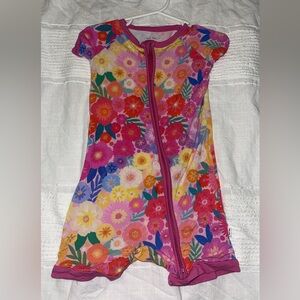 Floral Little Sleepies Shortie 2T